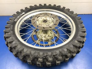 03 Yamaha TTR 250 TTR250 OEM Llanta Trasera Buje Rotor Radios Neumático 18" - Imagen 1 de 11