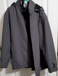 Weatherproof Mens Winter Jacket Coat with Fleece Bib and Removable Hood Size XXL - Picture 1 of 12