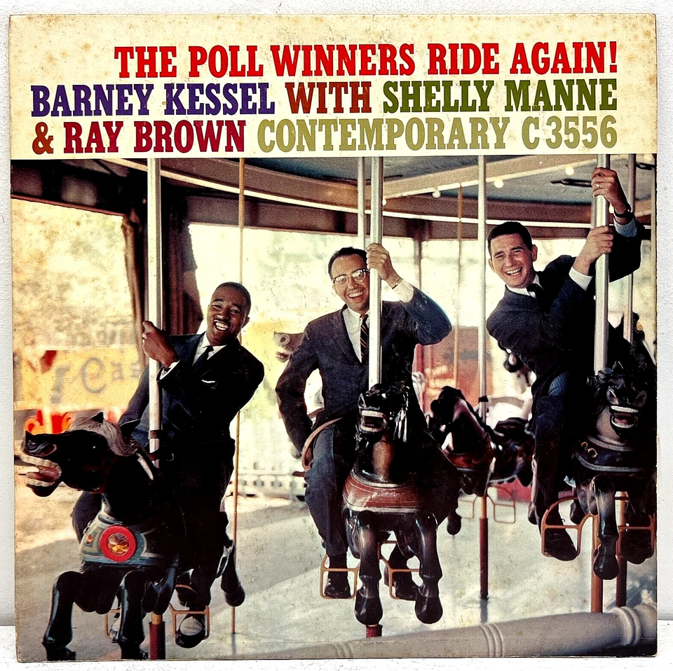 The Poll Winners Ride Again 1958 Vinyl Contemporary Records 1st Press Mono C3556 Foto 1 de 4