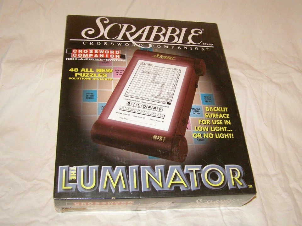 Scrabble Crossword Companion Roll-A-Puzzle System the luminator NEW Sealed Box - Image 1 of 1