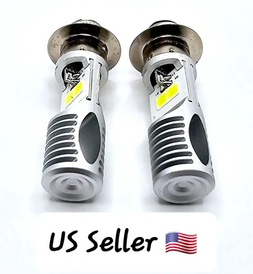 ✨Pair Hi/Lo LED Headlight Bulbs for Honda TRX400FA FGA Rancher  2004-2007 ⬆️Visi - Image 1 of 4