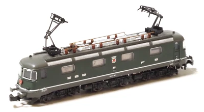 Z-scale BRASS Swiss Z Line SZL 3010 Locomotive SBB Re 6/6  very rare, Ajin - Image 1 of 4