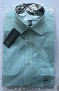 Arrow Men’s Long Sleeve Dress Shirt Regular Fit 14-14.5 32-33 Blue Willow New - Picture 1 of 4