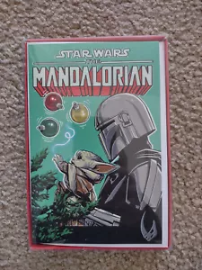 Mandalorian The Child Star Wars Christmas Holiday Cards 12pc Never Opened - Picture 1 of 2