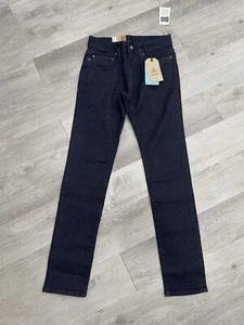 Prana Hillgard Slim Fit Jean Pant Blue Tapered Leg Men Size 28/32 - Picture 1 of 4