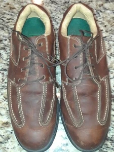 Footjoy Herren Contour Golfschuhe ohne Spikes Größe 8 M Braun Leder 54351 - Bild 1 von 5