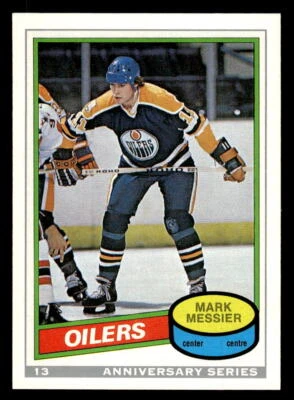 1992-93 O-Pee-Chee - 25th Anniversary - #13 Mark Messier - Edmonton Oilers - Image 1 of 2