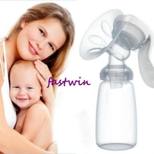 Nipple Suction Milker Portable Breast Feeding Latex Free Manual Pump FB - Picture 1 of 12