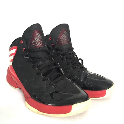 Adidas Adiprene Shoes Mens Size 7 Black Red  Athletic Sneakers High Top - Image 1 of 4