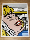 ROY LICHTENSTEIN POSTER " SHIPBOARD GIRL " COMIC POP ART POSTER PLAKAT in MINT