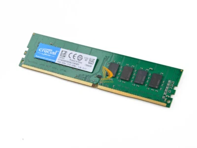 Crucial 16GB 2RX8 PC4-2133P DDR4 17000MHz 288Pin UDIMM Desktop Memory RAM - Image 1 of 4