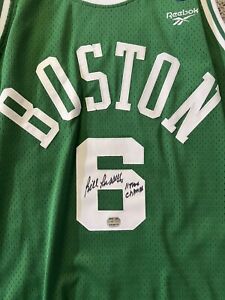 Bill Russell #6 Signed Auto Boston Celtics Jersey 11x Champ DNA Mounted M 019834