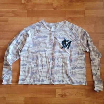 Miami Marlins Shirt! Women's Large  - Image 1 of 3