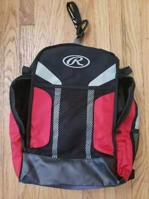 Mochila Rawlings vermelha/preta SUAVEMENTE USADA - Imagem 1 de 4