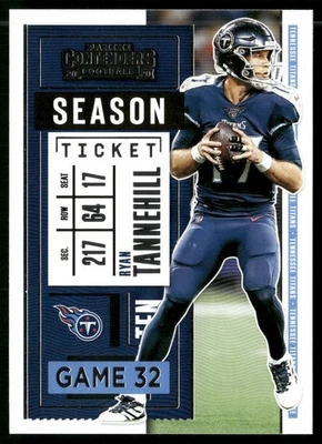 Ryan Tannehill 2020 Panini Contenders #9 Tennessee Titans - Image 1 of 2