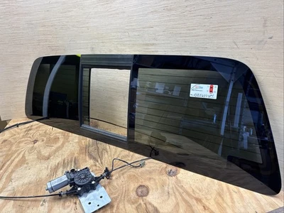 Fit 2009-2016 Ford F250 F350 F450 F550 F650 F750 Power Slider Back Window Glass - Image 1 of 4