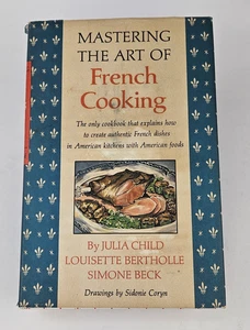 Mastering the Art of French Cooking Julia Child Simone Beck Hardcover 1961 - Picture 1 of 10