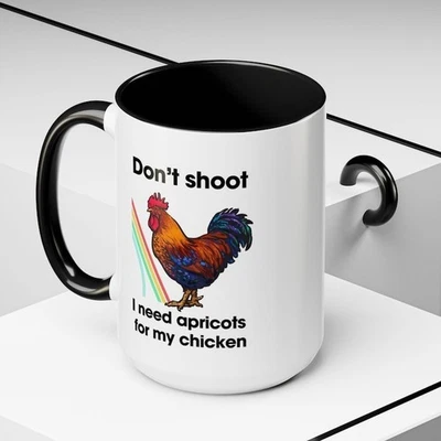 Don't Shoot I Need Apricots For My Chicken Scrappy Arc Raiders Coffee Mug - Image 1 of 4