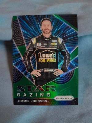 2018 Prizm Racing Star Gazing Green Jimmie Johnson 132/149 - Image 1 of 2