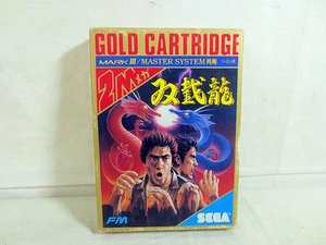 SEGA Mark III Master System Double Dragon Japan Game w/Box Instructions - Picture 1 of 3