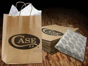 Case xx Logo Print Large Gift Bags & Paper 25pcs for Knives 90009 - Picture 1 of 1