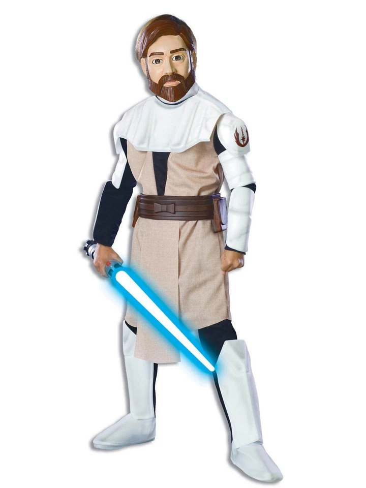 Deluxe Obi Wan Kenobi para Criança Tm Médio 5-7 anos Como Mostrado - Imagem 1 de 1