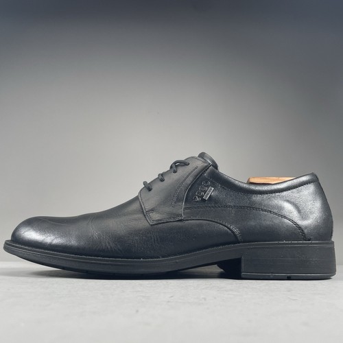 Scarpe eleganti Oxford ECCO GTX Gore Tex da uomo EU 45 US 11 11 5 in pelle nera casual