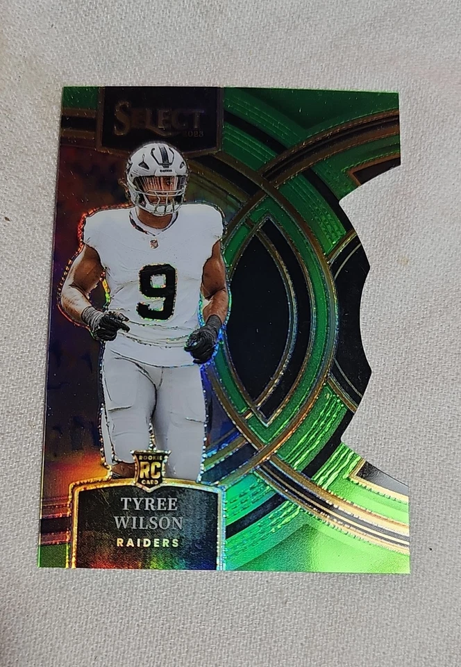2023 Panini Select Premier Tyree Wilson #119 Neon Green Prizm Die-Cut 351/499 - Image 1 of 1