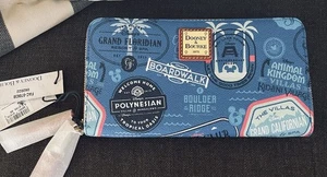 $168 Dooney & Bourke Disney Vacation Club Wristlet Zip Around Wallet NEW!! - Picture 1 of 14