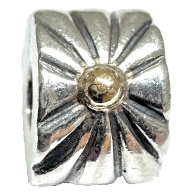 Pandora серебро и 14K золотистый зажим 790216 - Изображение 1 из 4