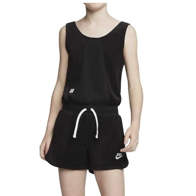 Французский махровый комбинезон Nike Heritage для девочек начальной школы средний размер - Изображение 1 из 4