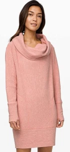 Lululemon Along the Way Dress Heathered Copper Clay XL Long Sweater NWT $148 - Picture 1 of 16