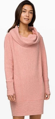 Vestido Lululemon A lo largo del camino jaspeado arcilla de cobre XL sudadera larga NUEVO $148 Foto 1 de 4