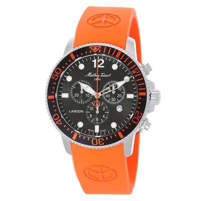 Reloj para hombre Mathey-Tissot H123CHALO Lagoon esfera negra 42,5 mm nuevo Foto 1 de 3