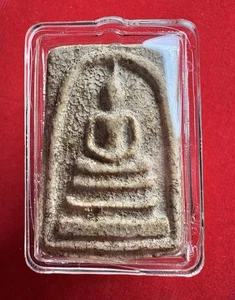 Rare Phra Somdej Wat Rakang Phim Yai Long Kru Thai Amulet Buddha Talisman Lucky - Picture 1 of 2