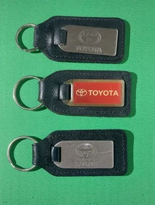 3 X Llaveros de cuero Toyota Motorline - Imagen 1 de 2