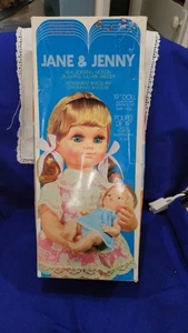 Vintage Jane and Jenny 19" & 6" Musical Dolls, Collectible in Box  - Picture 1 of 7