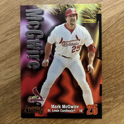 1998 Skybox Circa Thunder - Mark McGwire #25 - St. Louis Cardinals - Image 1 of 2