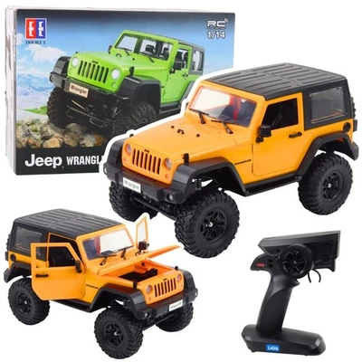 RC Jeep Wrangler Rock Crawler 1:14 4x4 Geländewagen Metalldämpfer Ferngesteuert - Bild 1 von 4