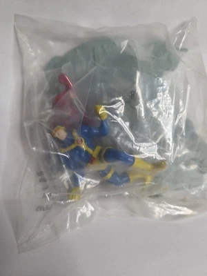 Juguete de comida Hardee's Kids 1995 vintage Marvel X-Men Cyclops + figura de comando 3,5" Foto 1 de 4