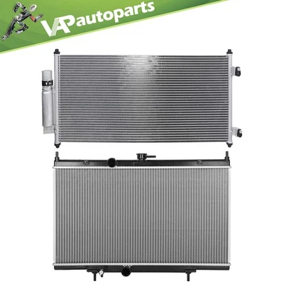 Conjunto de refrigeración de radiador y condensador de aluminio para Nissan Sentra 2007-2012 Foto 1 de 4