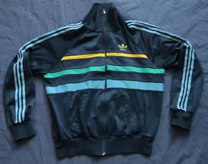 ADIDAS JACKET Vintage Retro TRACKSUIT TOP Oldschool Ventex 80s Track F174 D5 S - Picture 1 of 2