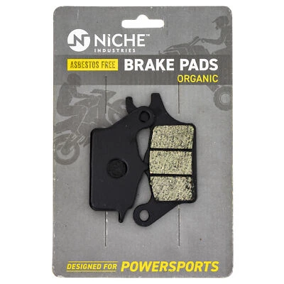 NICHE Brake Pad Set for Kawasaki Z125 Pro 43082-0134 Front Organic - Image 1 of 4