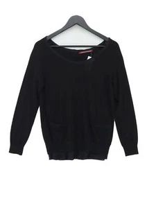 Comptoir Des Cotonniers Women's Jumper L Black Wool with Acrylic Pullover - Picture 1 of 5