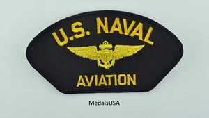 U.S. NAVAL AVATION - Veteran Iron/Sew on Patch HAT, JACKET, VEST P591 - Picture 1 of 1