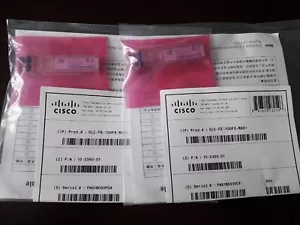 CISCO GLC-FE-100FX-RGD 100BASE-FX SFP transceiver, 2Km (BRAND NEW SEALED) - Picture 1 of 2