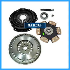 UFC XTREME HDR6 RIGID CLUTCH PRO-KIT & CHROMOLY FLYWHEEL fits 89-98 NISSAN 240SX - Picture 1 of 2