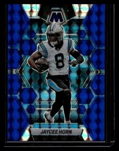 JAYCEE HORN 2023 Panini Mosaic Football Panthers Blue Mosaic Prizm /99 - Picture 1 of 2