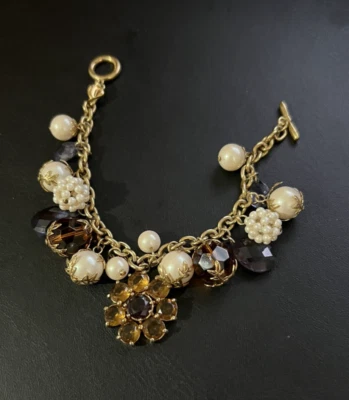 Pulsera Carol perlas acrílicas imitación 7,25 pulgadas Foto 1 de 4