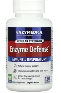 Enzymedica Regular Strength Enzyme Defense 120 Caps Best by 10/2026 + - Picture 1 of 5